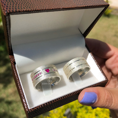 Alianças Milão 10mm | Prata 950 - comprar online