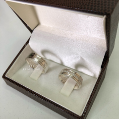 Alianças Dreams 6mm | Prata 950 - comprar online