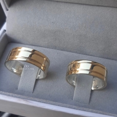 Alianças Holanda 8mm | Moeda Antiga - comprar online
