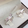 Alianças Chanfradas 3mm | Prata 950