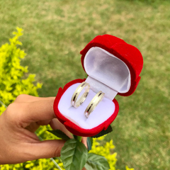 Alianças Madrid 4mm | Prata 950 - Jóias do Casal