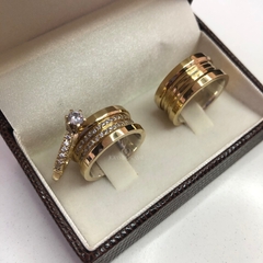 AIianças Antália 10mm | Moeda Antiga - Jóias do Casal