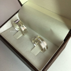 Alianças Dreams 6mm | Prata 950 - comprar online