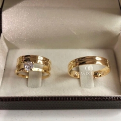 Alianças Sun 4mm | Banhadas a Ouro 18k na internet