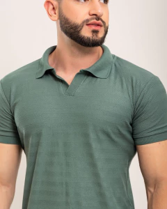 Camisa Gola Italiana Texturizada Oud Money