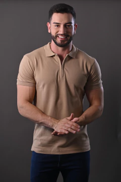 Camisa Gola Polo Zíper - comprar online