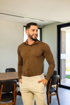 Camisa Social Tech Manga Longa -  Loja de Roupas Masculinas USE VEGH