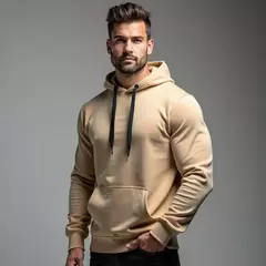 Moletom Canguru Liso Blusa Unissex Algodão Flanelado - comprar online
