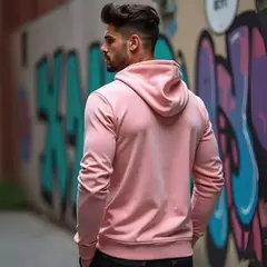 Imagem do Moletom Canguru Liso Blusa Unissex Algodão Flanelado