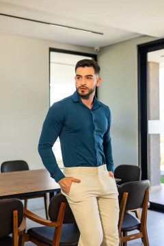 Imagem do Camisa Social Tech Manga Longa