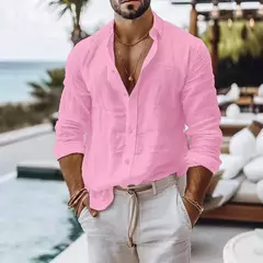 Camisa de Linho Manga Longa Italiana -  Loja de Roupas Masculinas USE VEGH