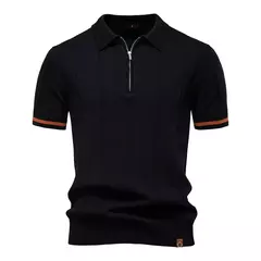 Camisa Polo Zíper Texturizada -  Loja de Roupas Masculinas USE VEGH