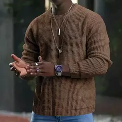 Suéter Tricot Waffle na internet