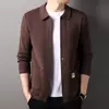 Cardigan de Lapela Monocromático Masculino - comprar online
