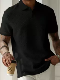 Camisa Genebra Gola Polo Texturizada - loja online