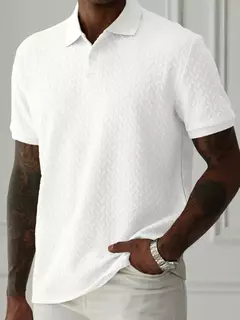 Camisa Genebra Gola Polo Texturizada - comprar online