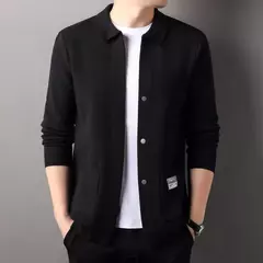 Cardigan de Lapela Monocromático Masculino -  Loja de Roupas Masculinas USE VEGH