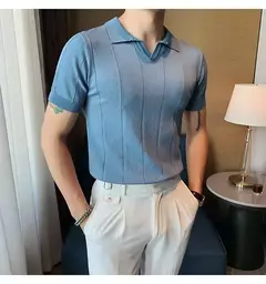 Camisa Polo Tricot Seda Gelo -  Loja de Roupas Masculinas USE VEGH