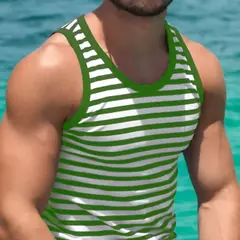 Imagem do Camiseta Regata Listra Retrô
