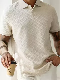 Camisa Genebra Gola Polo Texturizada - loja online