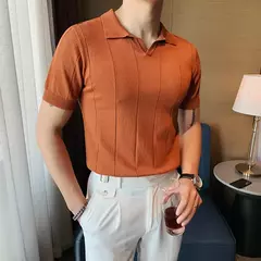 Camisa Polo Tricot Seda Gelo na internet