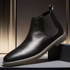 Bota Chelsea Couro Legítimo Luxo -  Loja de Roupas Masculinas USE VEGH
