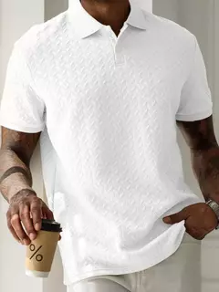 Camisa Genebra Gola Polo Texturizada -  Loja de Roupas Masculinas USE VEGH
