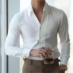 Camisa Manga Longa Gola Italiana - comprar online