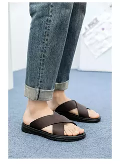 Chinelos de Couro Summer 2026 -  Loja de Roupas Masculinas USE VEGH