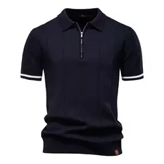 Imagem do Camisa Polo Zíper Texturizada