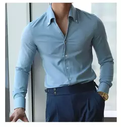 Imagem do Camisa Manga Longa Gola Italiana