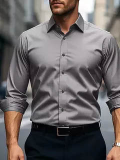 Camisa Social Manga Longa Casual - loja online