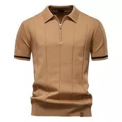 Imagem do Camisa Polo Zíper Texturizada