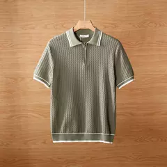 Camisa Gola Polo Zíper Boris