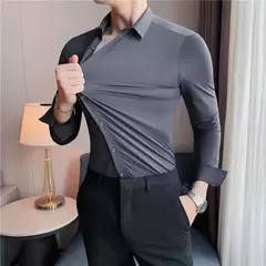 Camisa Social Tech Manga Longa Theillor - comprar online