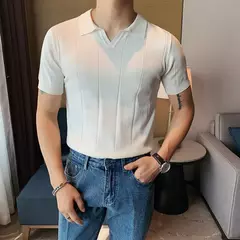 Camisa Polo Tricot Seda Gelo -  Loja de Roupas Masculinas USE VEGH