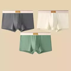 Kit 3 Cuecas Boxer Cotton