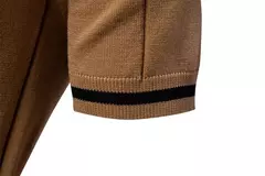 Camisa Polo Zíper Texturizada na internet