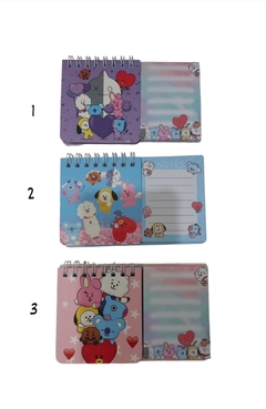 Anotador Memo BT21