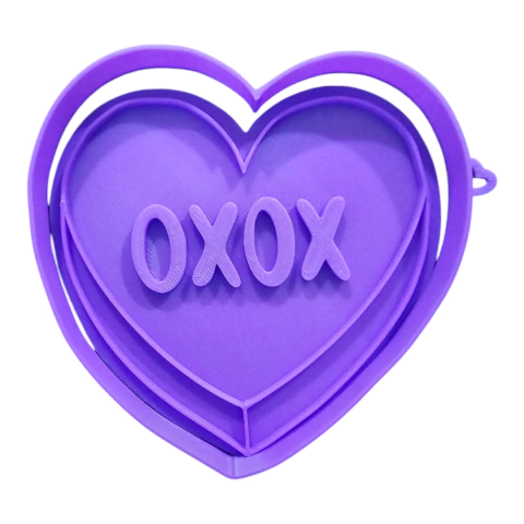 Cortador corazon XOXO