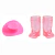 Set Sombrero y bota Cowgirl