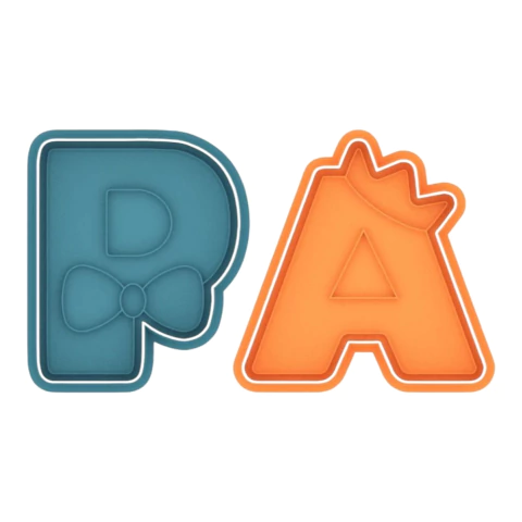 Cortadores PA, moño y corona