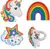 3 anillos decorativos Unicornio