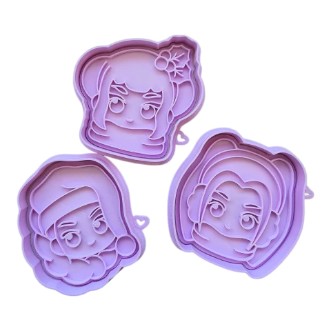 Cortadores Huntrix caritas navidad