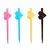Long picks Heart se envían colores disponibles