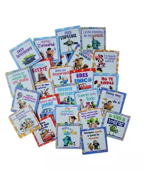 Disney tarjetas motivacionales