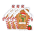 Servilletas Navideñas Casa de jengibre