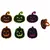 Anillos Pumpkin Silhouette Halloween