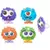 Anillos Monster 4 pcs