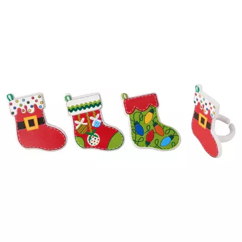 Anillos botas navidad